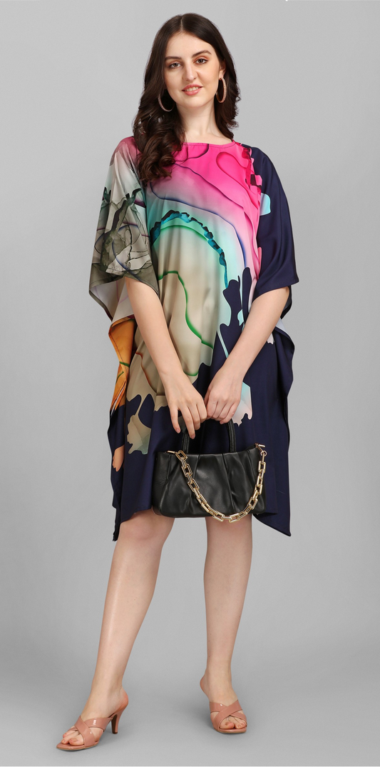 Kurti Kaftans (Black Pink)