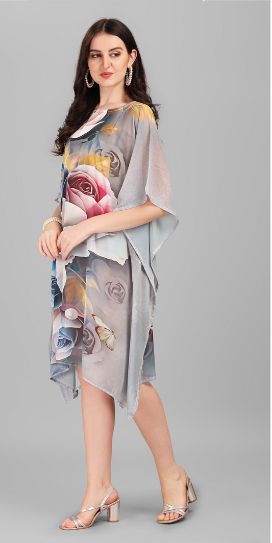 Kurti Kaftans (Grey White)
