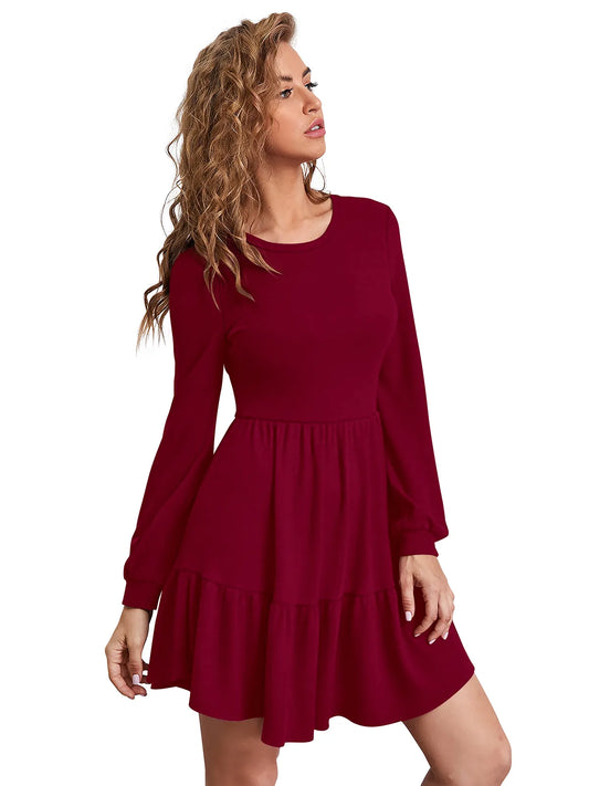 Women Round-Neck Fit & Flare Dress