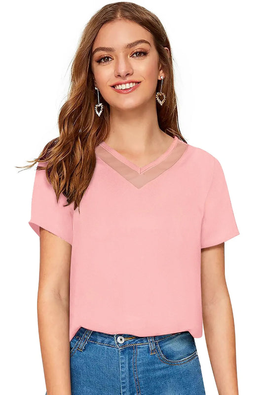 Elegant V-Neck Top