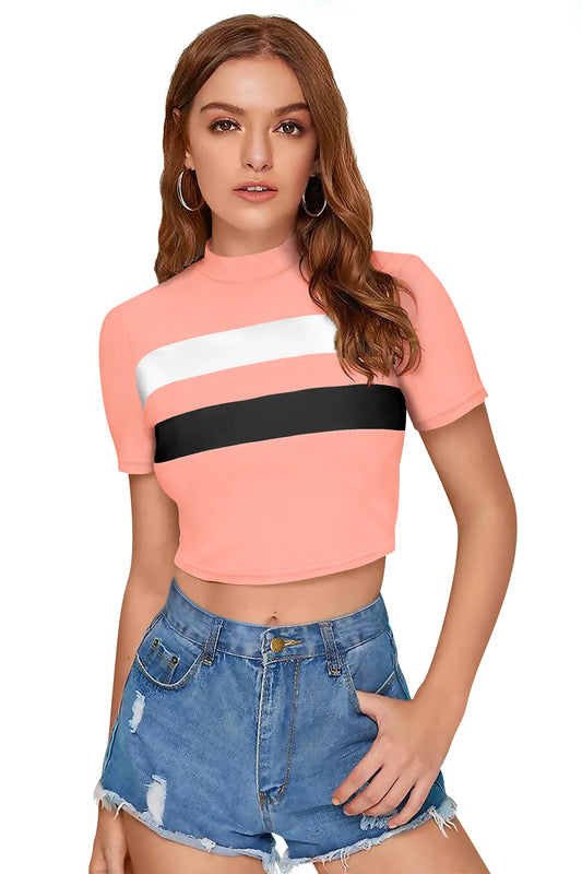 Sunbeam Stripe Cropped Tee