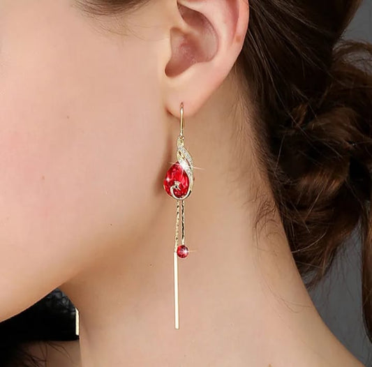 Enchanted Swirl Drop Earrings