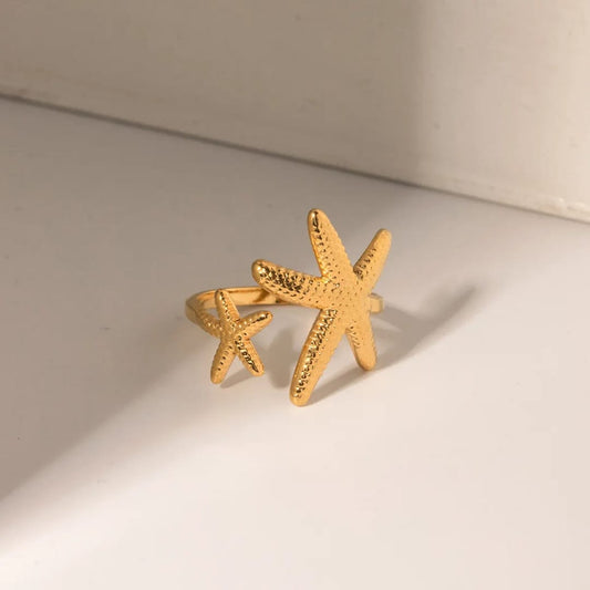 Starfish Adjustable Ring