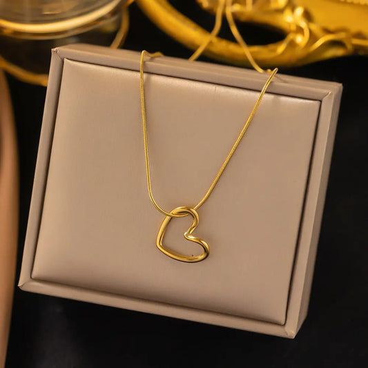 Open Heart Necklace