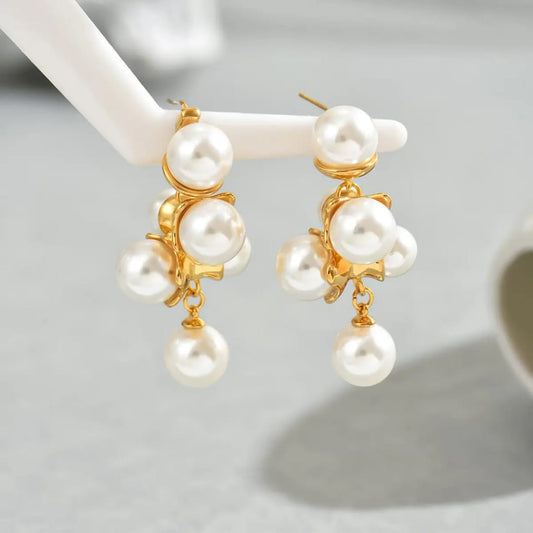 Pearl Cascade Earrings
