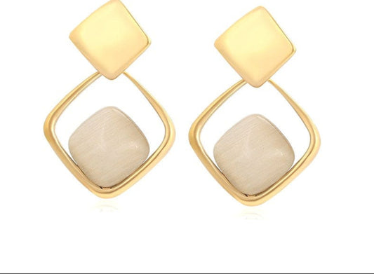 Geometric Statement Earrings