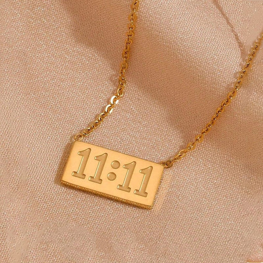 11:11 Bar Necklace