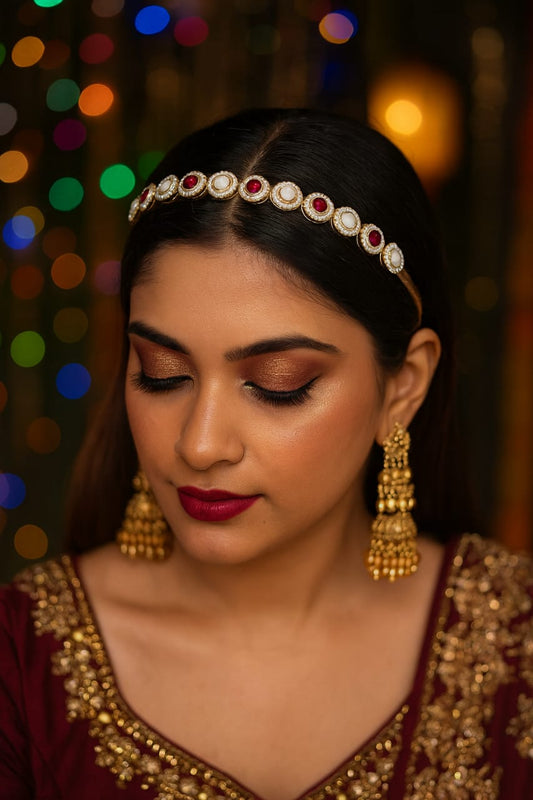 Crimson Radiance Ornamental Headband