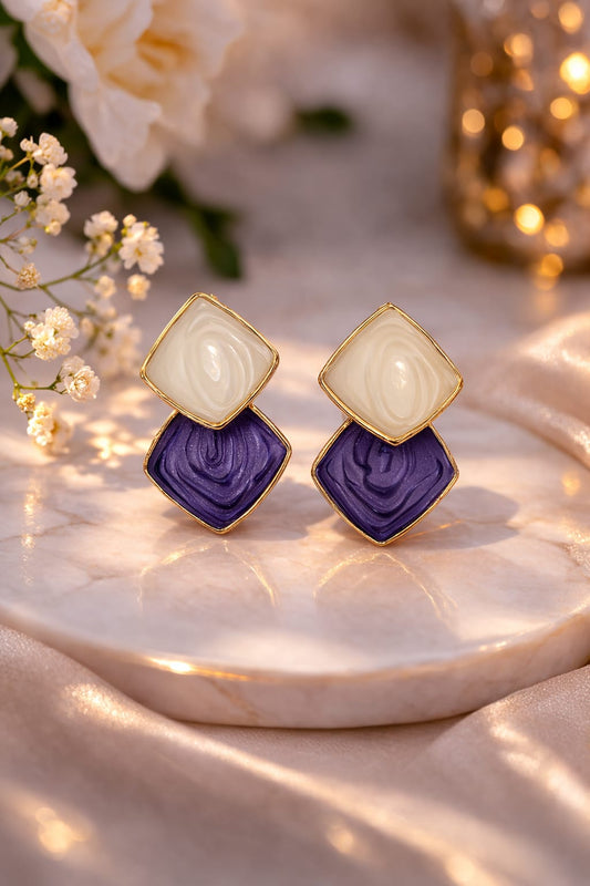 Crimson Duo Earrings