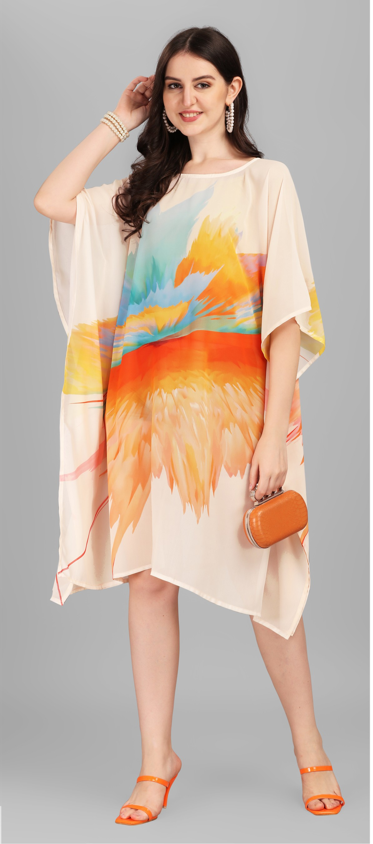 Kurti Kaftans (Yellow Cream)