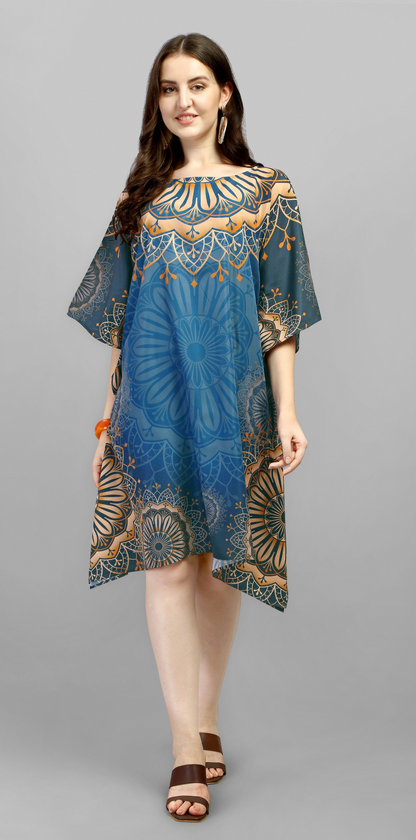 Kurti Kaftans (Blue Brown)