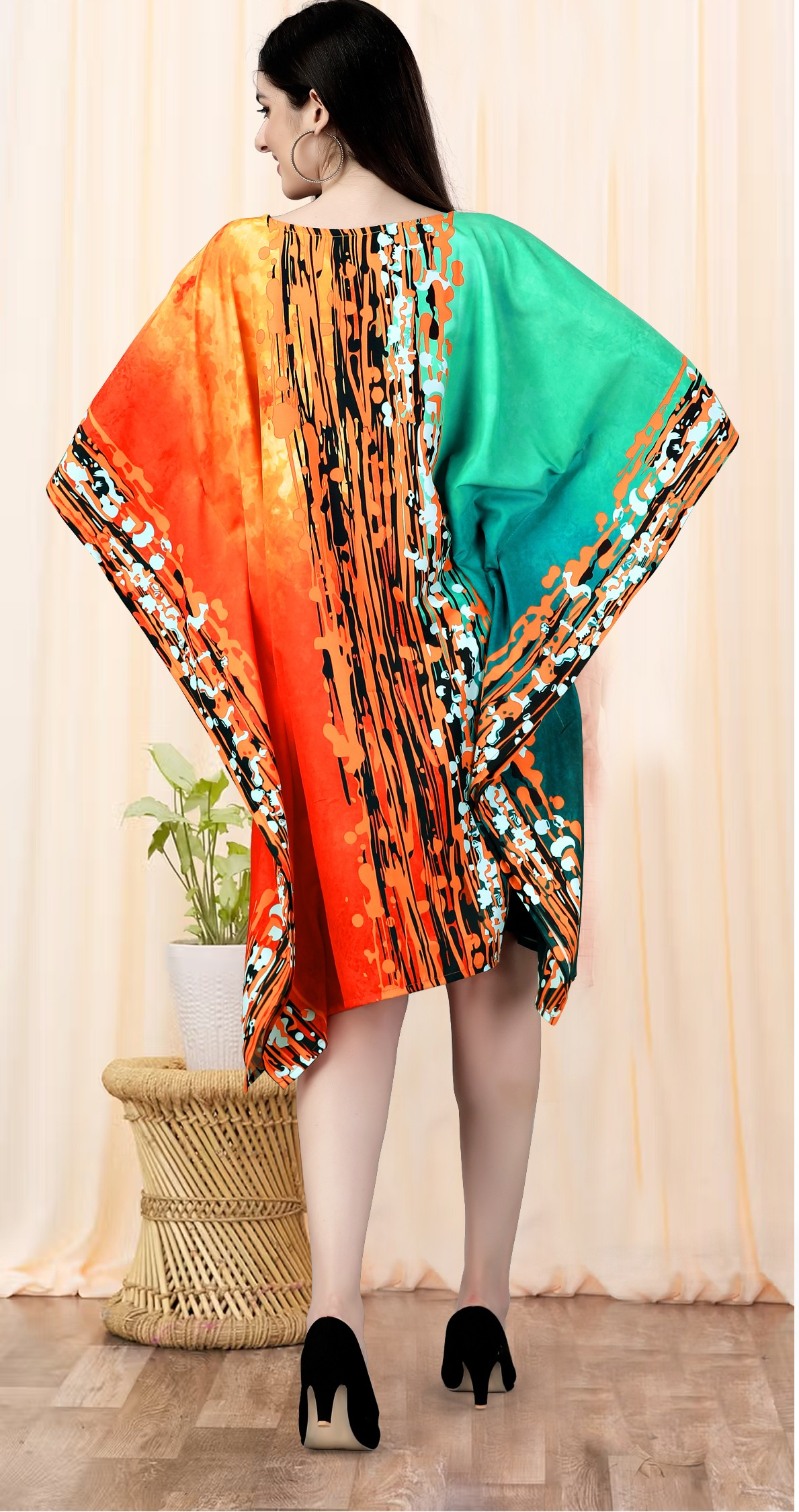 Kurti Kaftans (Blue Orange)
