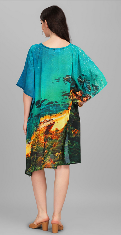 Kurti Kaftans (Blue Yellow)