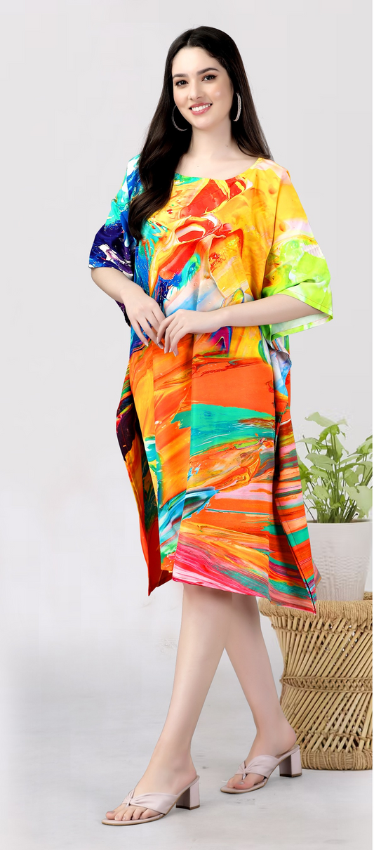 Kurti Kaftans (Multi Color)