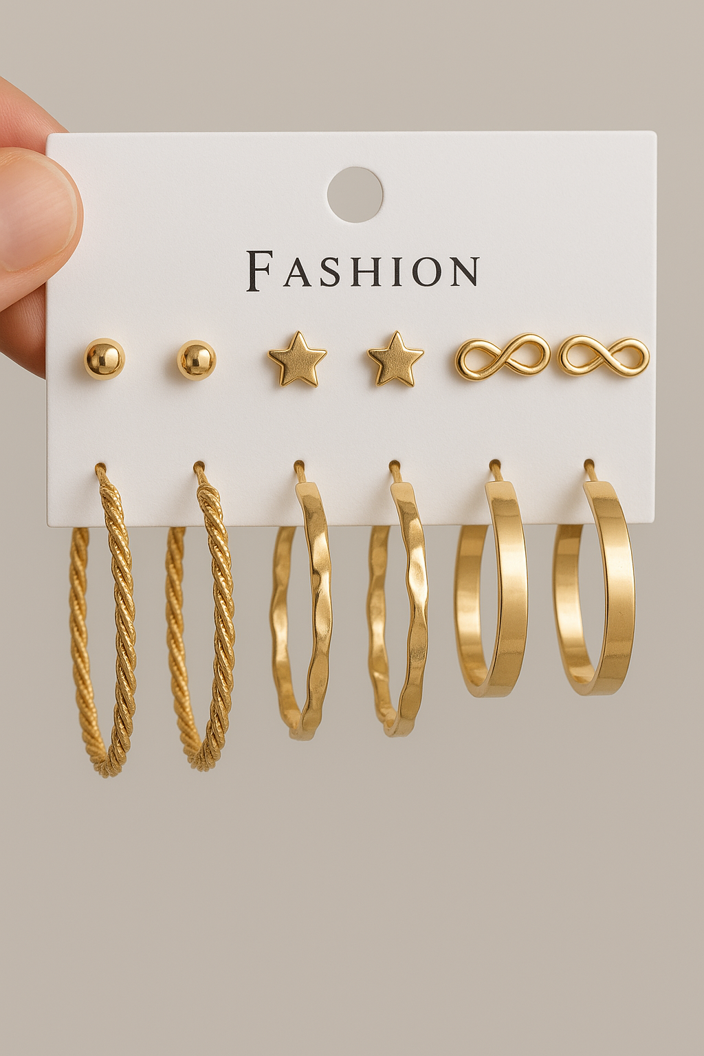 Golden Moments Earring Set