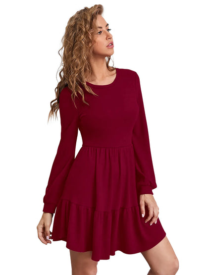 Women Round-Neck Fit & Flare Dress