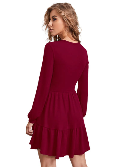 Women Round-Neck Fit & Flare Dress