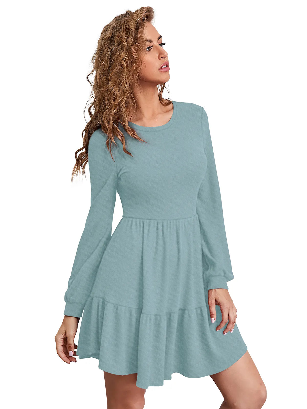 Women Round-Neck Fit & Flare Dress