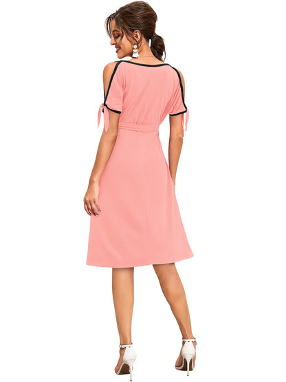Women Round-Neck Fit & Flare Dress