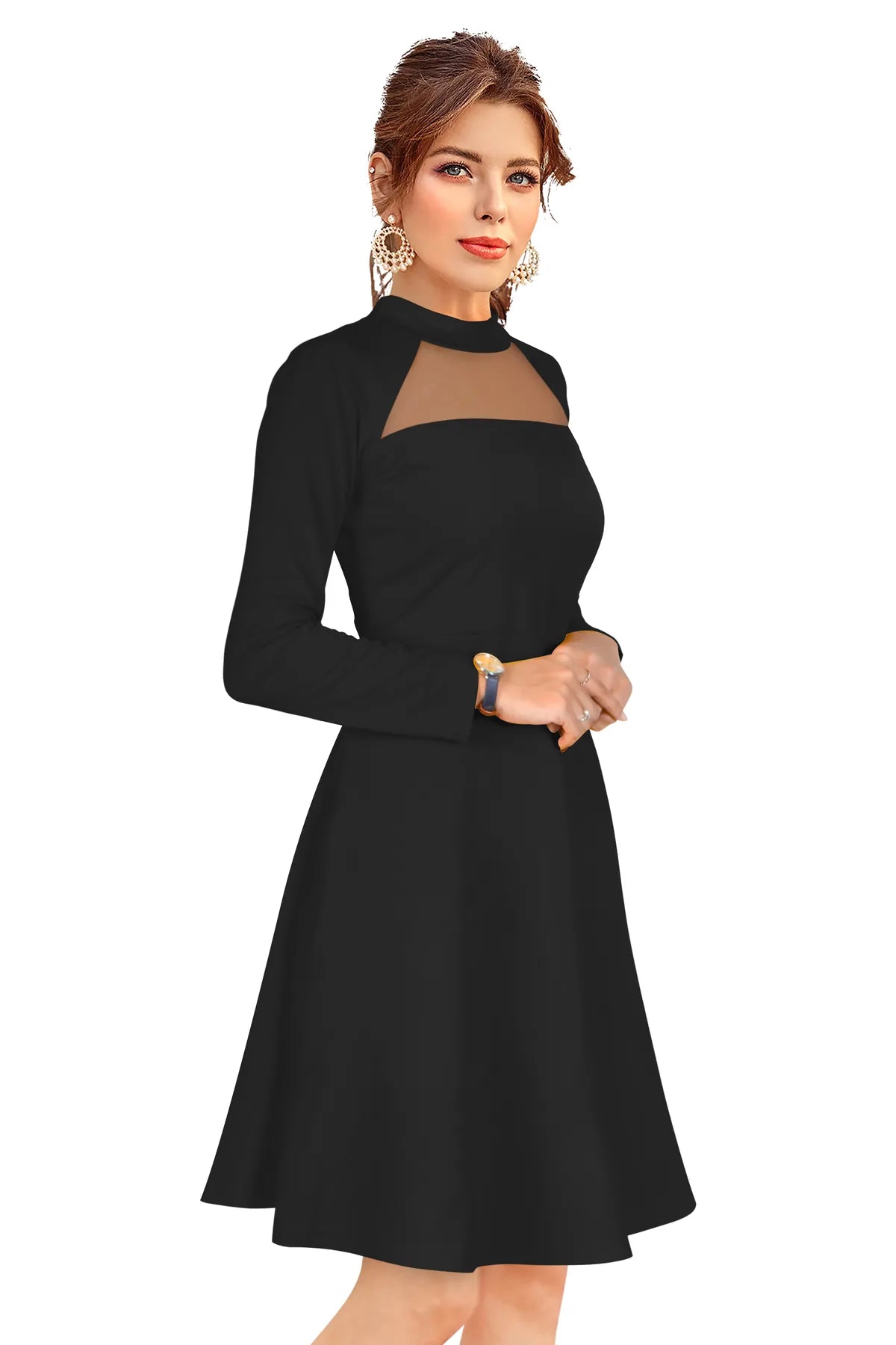 Women's Fit and Flare Designer Dress