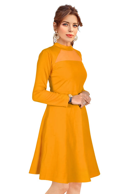 Women's Fit and Flare Designer Dress