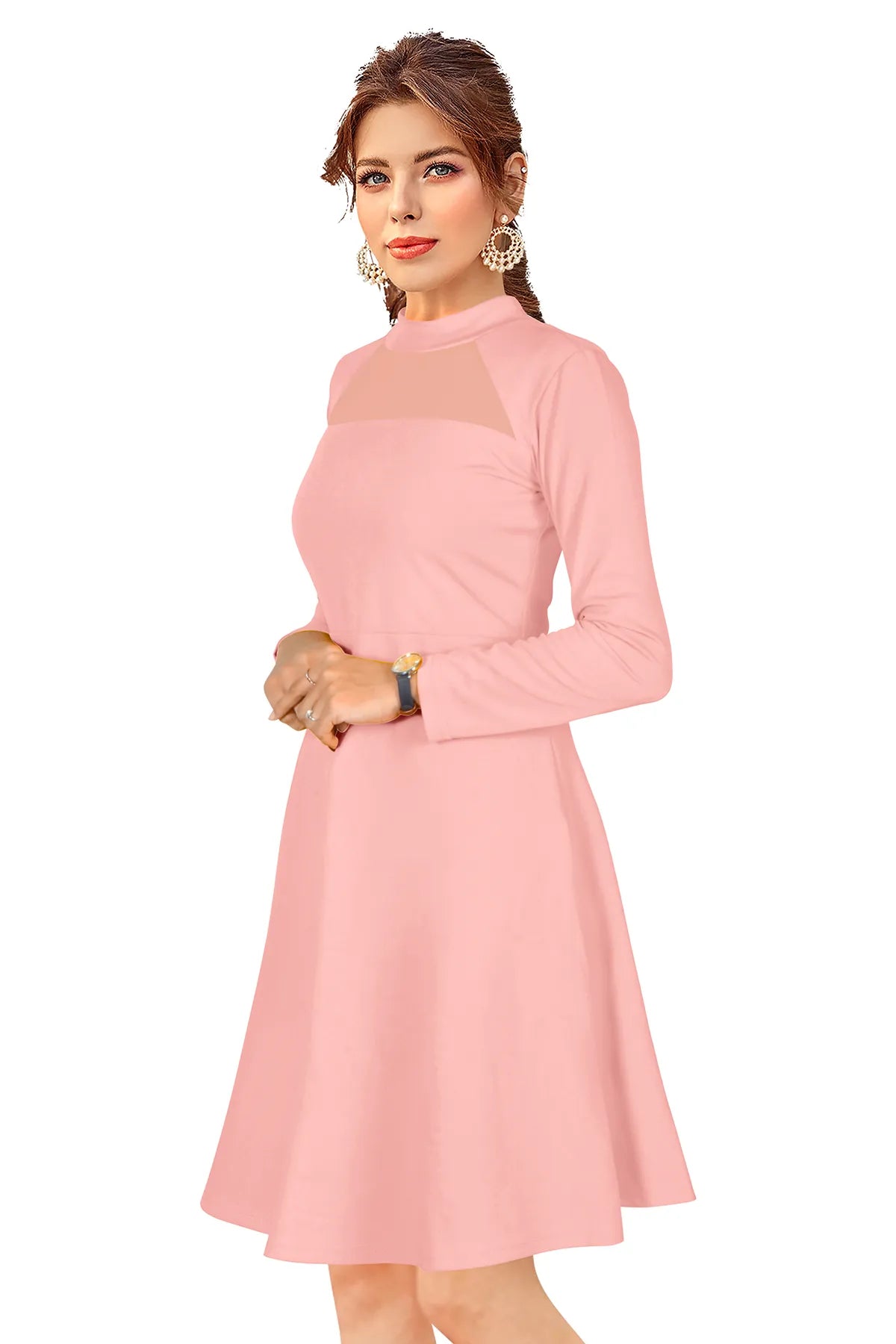 Women's Fit and Flare Designer Dress
