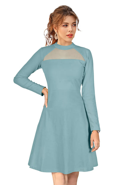 Women's Fit and Flare Designer Dress