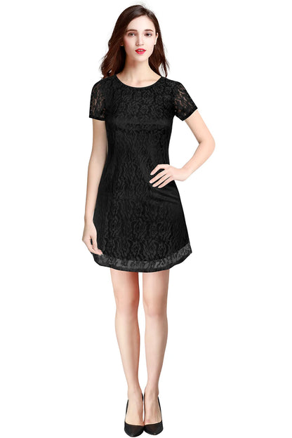 Lace Fit & Flare Dress