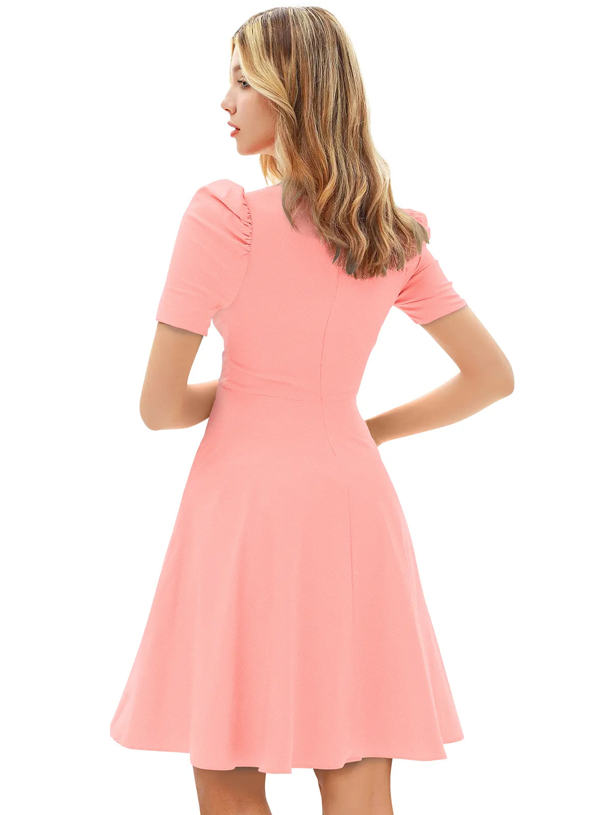 Women Sweetheart-Neck Fit & Flare Dress