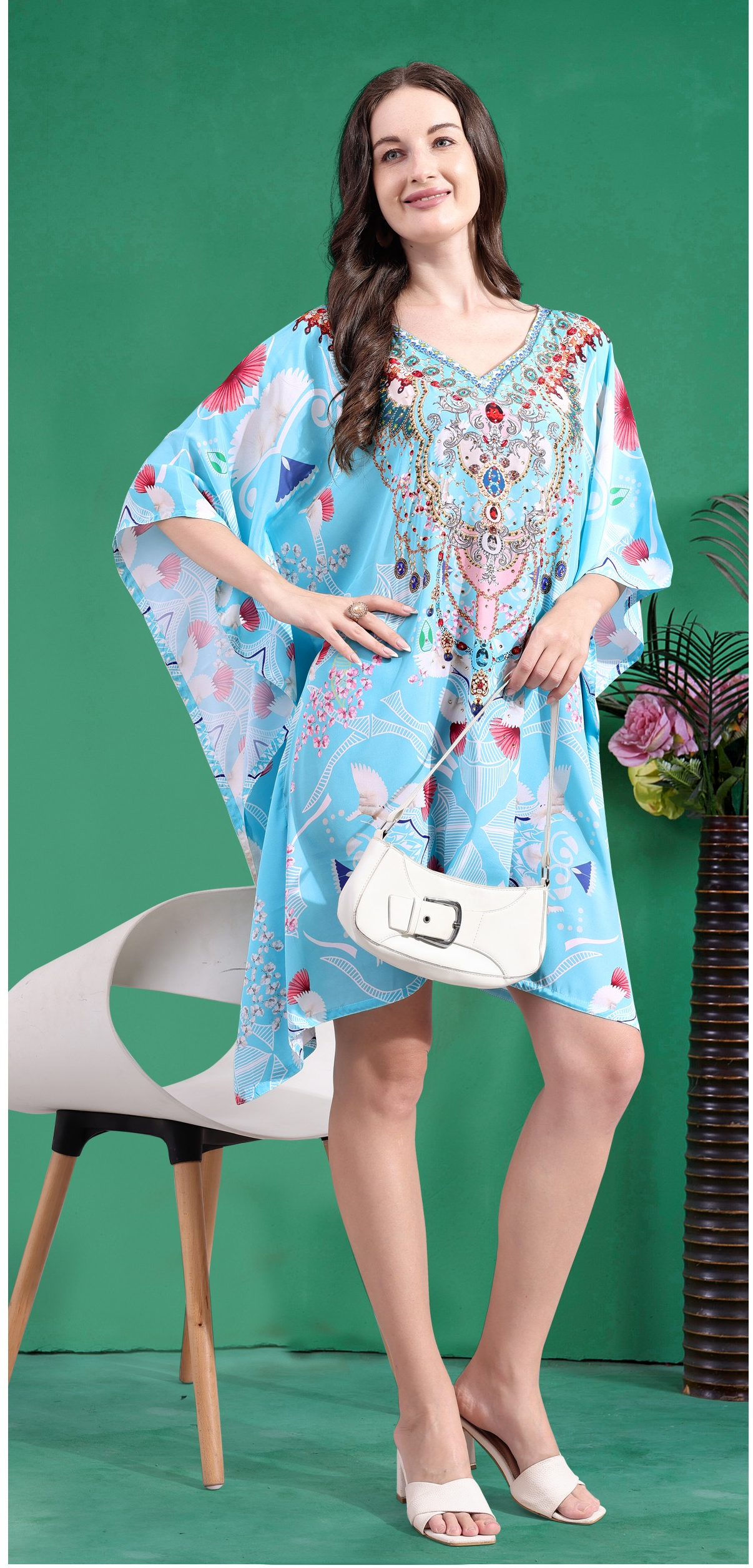 Kurti Kaftans (Blue A1)