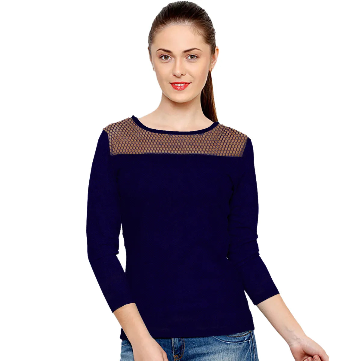 Mesh Yoke Top