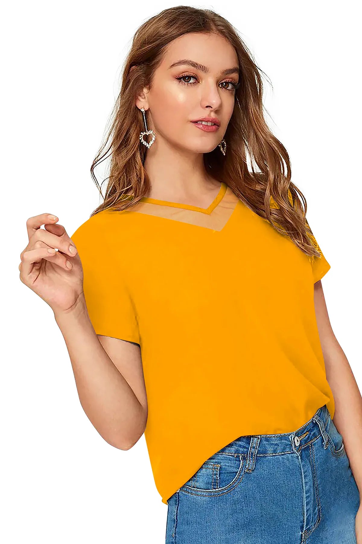 Elegant V-Neck Top