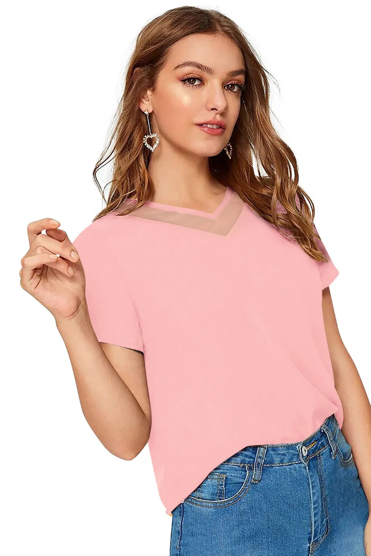 Elegant V-Neck Top