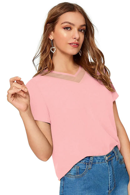 Elegant V-Neck Top