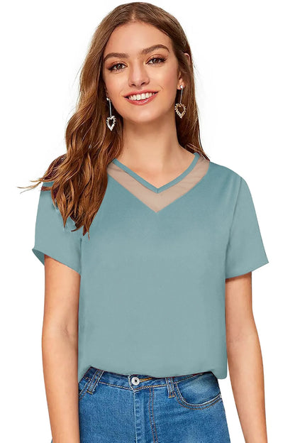 Elegant V-Neck Top