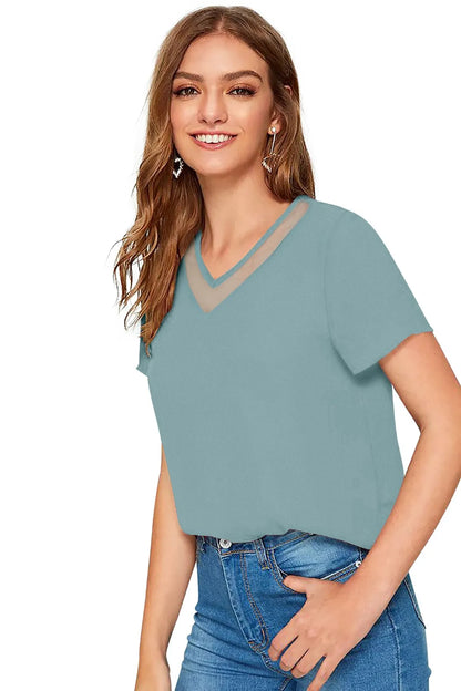 Elegant V-Neck Top