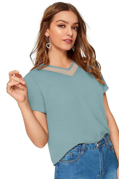 Elegant V-Neck Top