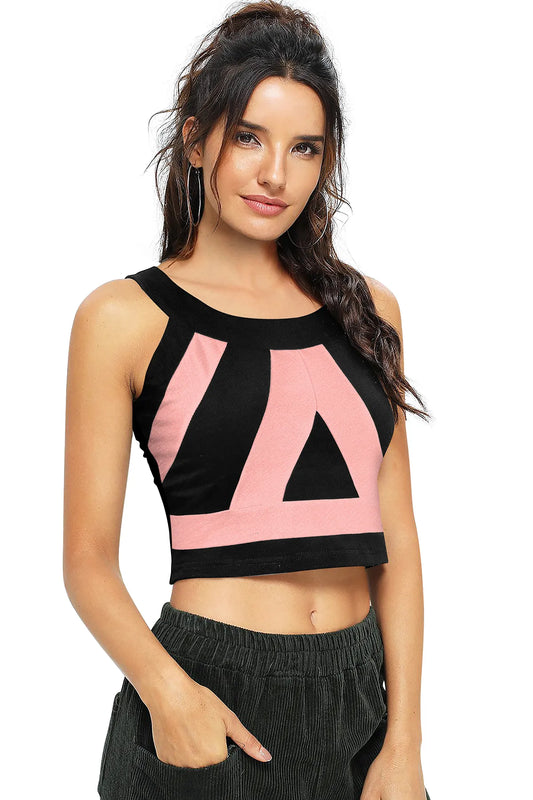 Pulse Geometric Crop Top