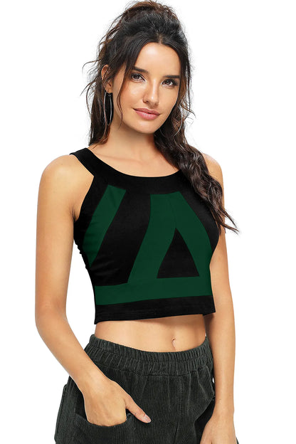 Pulse Geometric Crop Top