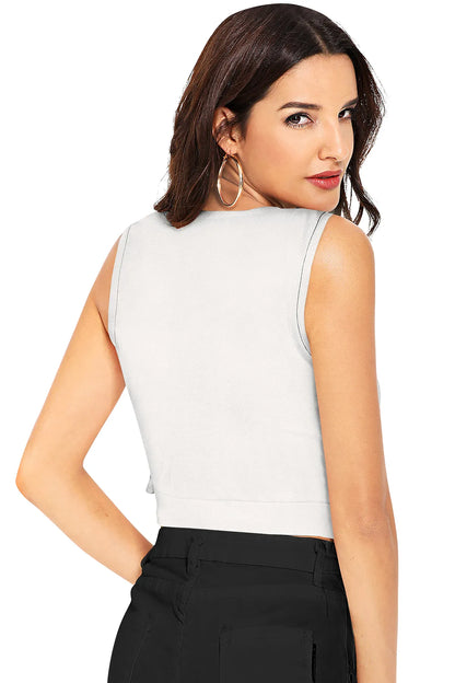 Crimson Edge Crop Top