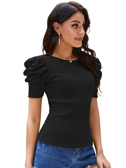 Puffed Sleeve Top