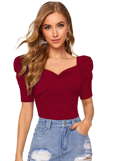 Sweetheart Twist Top