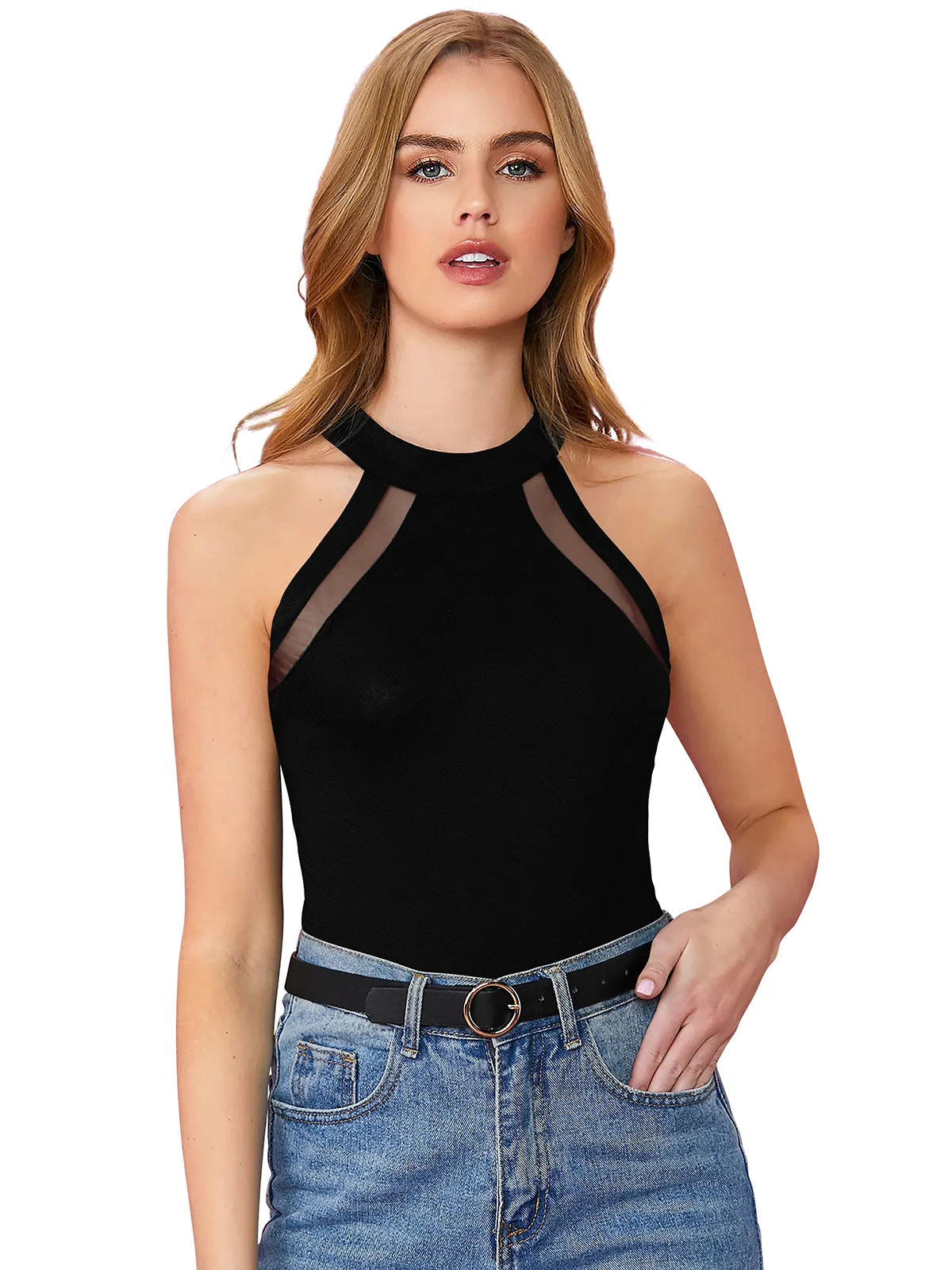 Sheer Halter Top