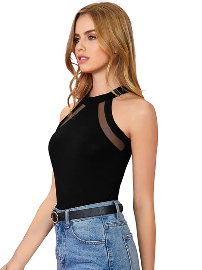Sheer Halter Top