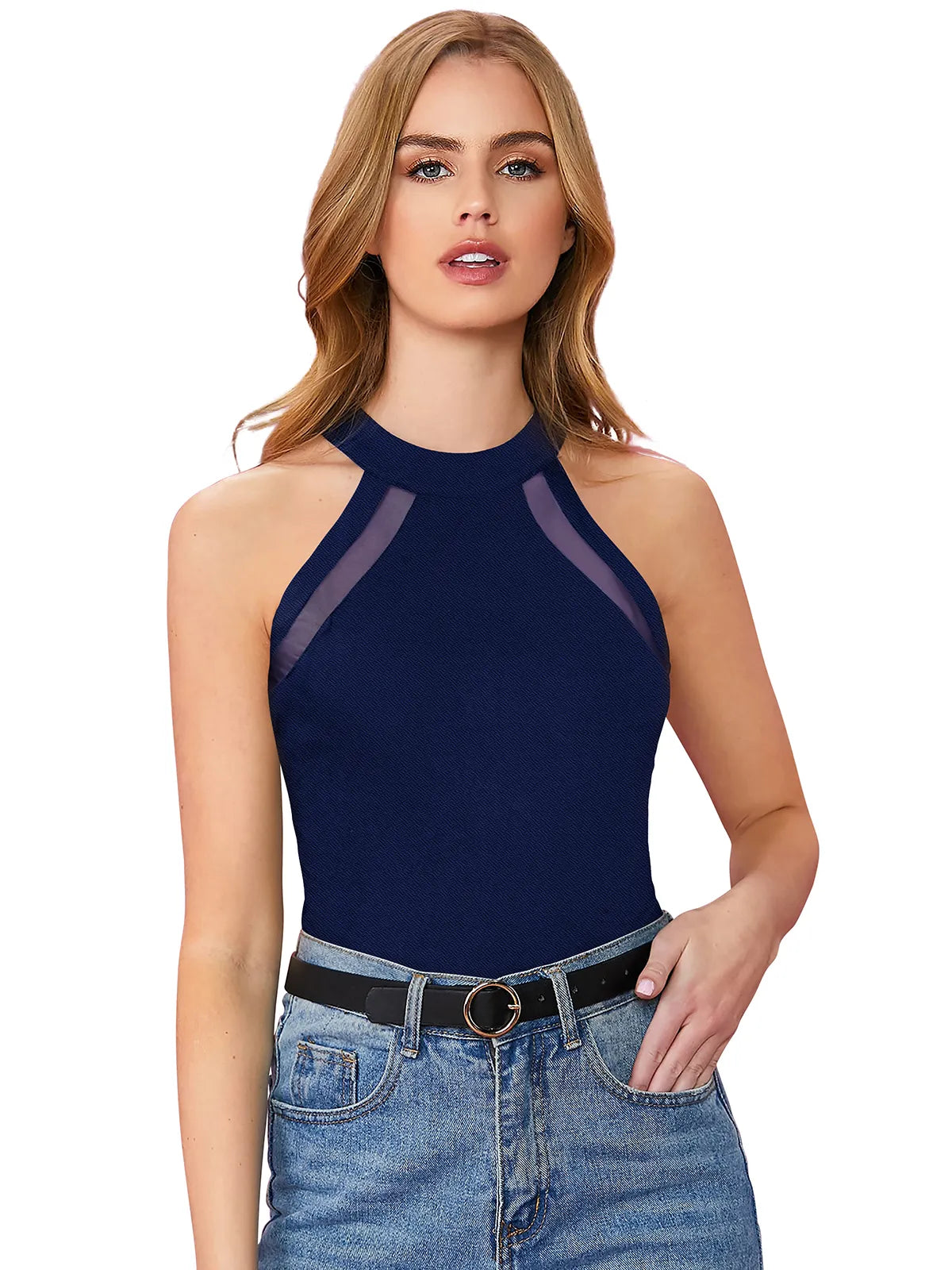 Sheer Halter Top