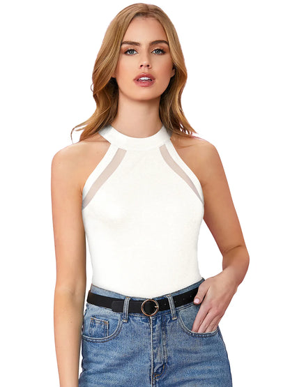 Sheer Halter Top