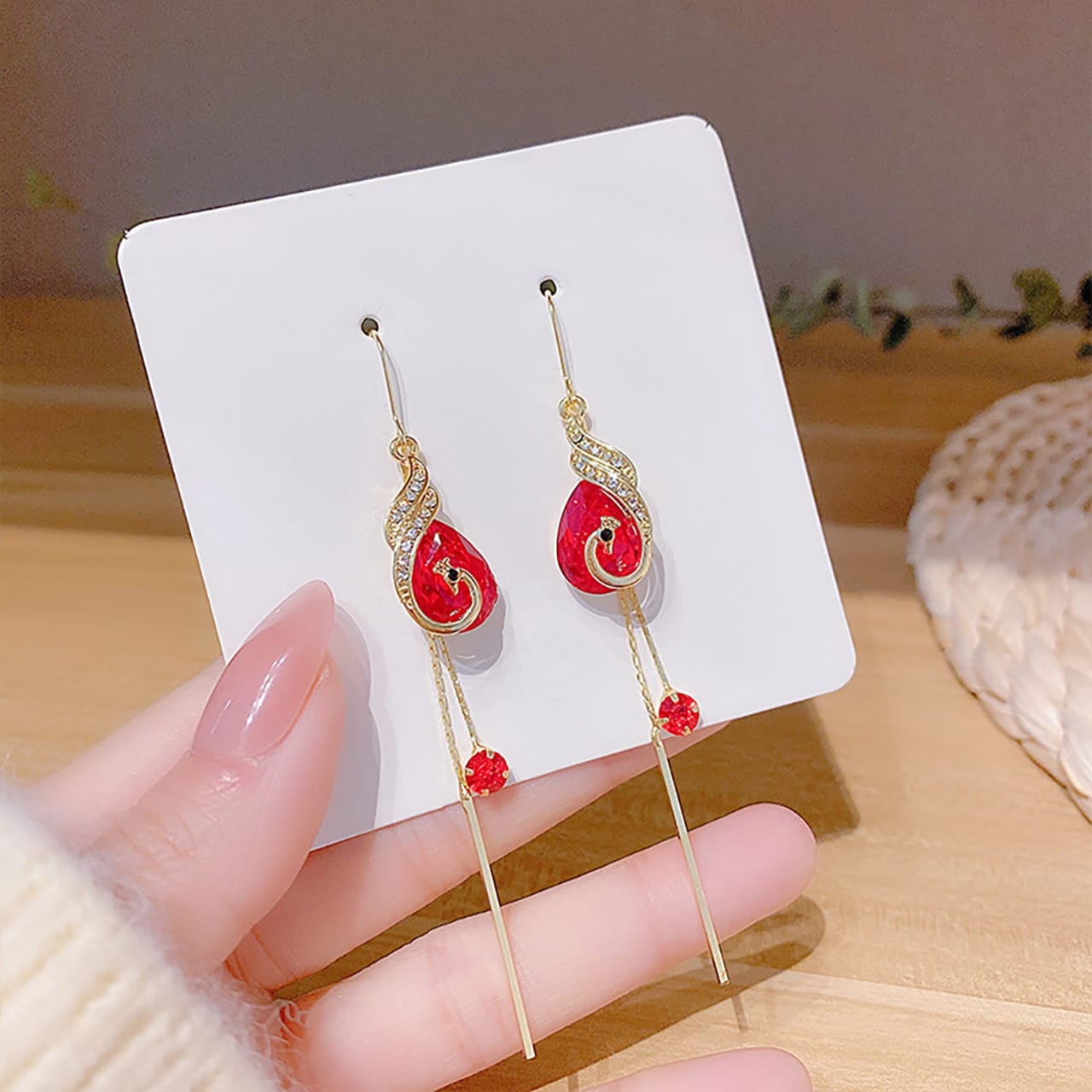 Enchanted Swirl Drop Earrings