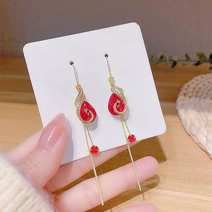 Enchanted Swirl Drop Earrings