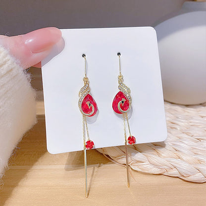 Enchanted Swirl Drop Earrings