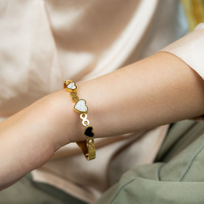 Hearts in Harmony Gold Bracelet